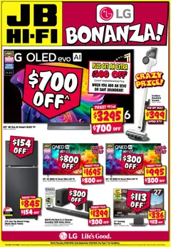 Preview of catalogue JB Hi-Fi LG Bonanza from shop JB Hi-Fi valid 20/08/2026