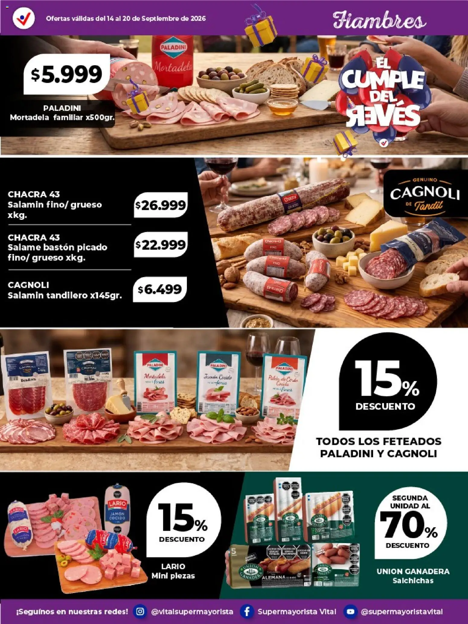 Vista previa del folleto de la tienda Vital válido desde el 21/09/2026 