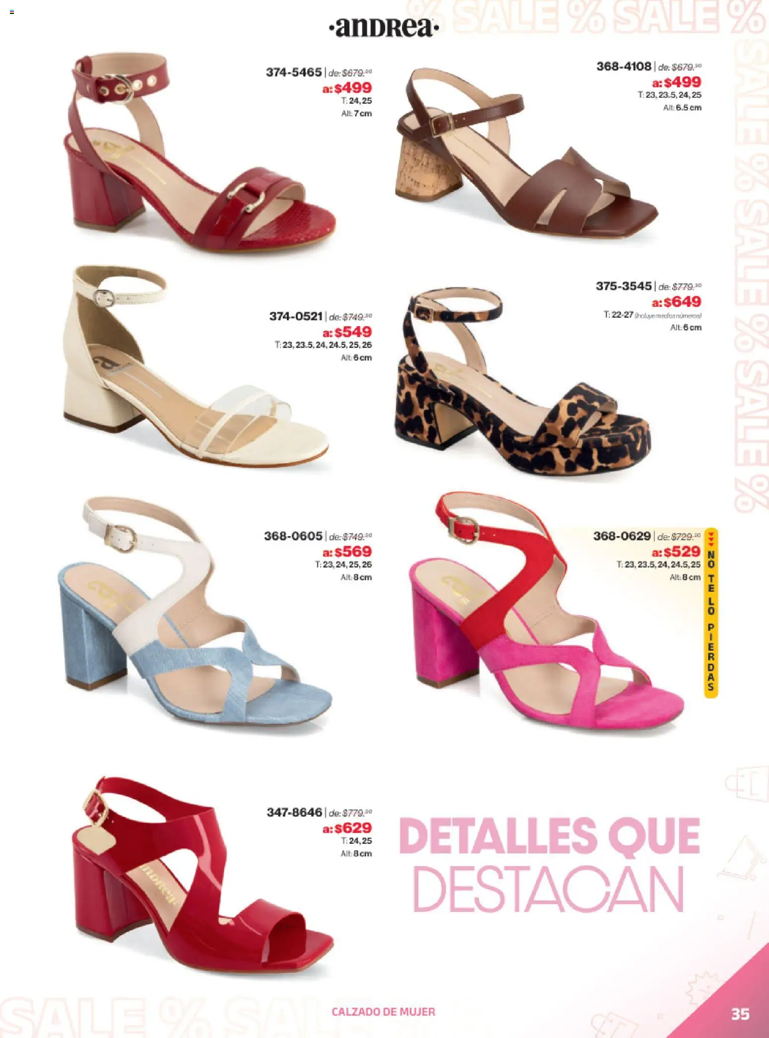 Vista previa las ofertas de la tienda Andrea - Catálogo Outlet desde el 21/12/2025 - Sal