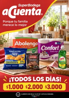 Folleto de la tienda Super Bodega aCuenta válido desde el 14.10.2026 