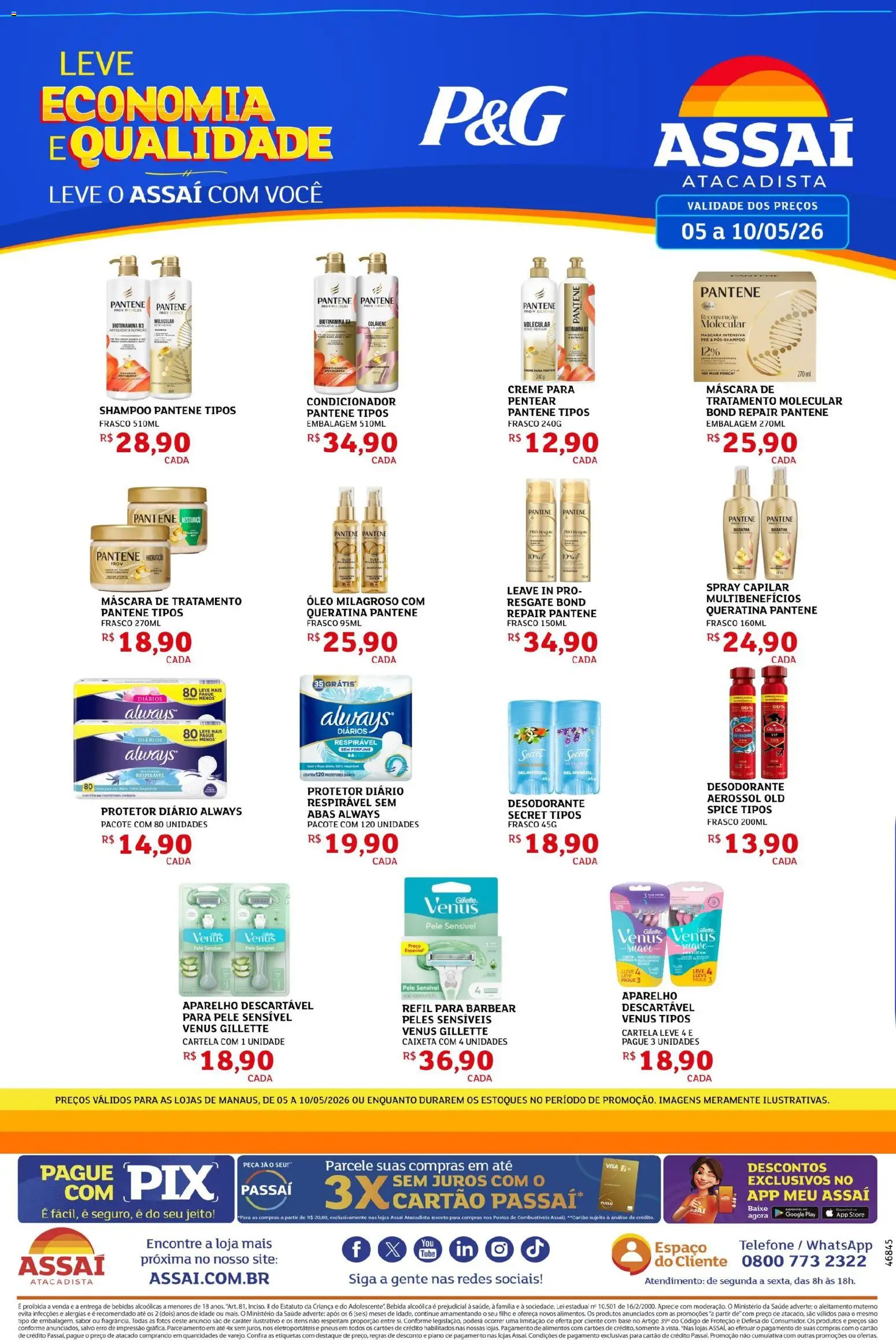 Pré-Visualização do folheto "Assaí Atacadista ofertas - AM" da loja Assaí Atacadista válido a partir de 05/05/2026