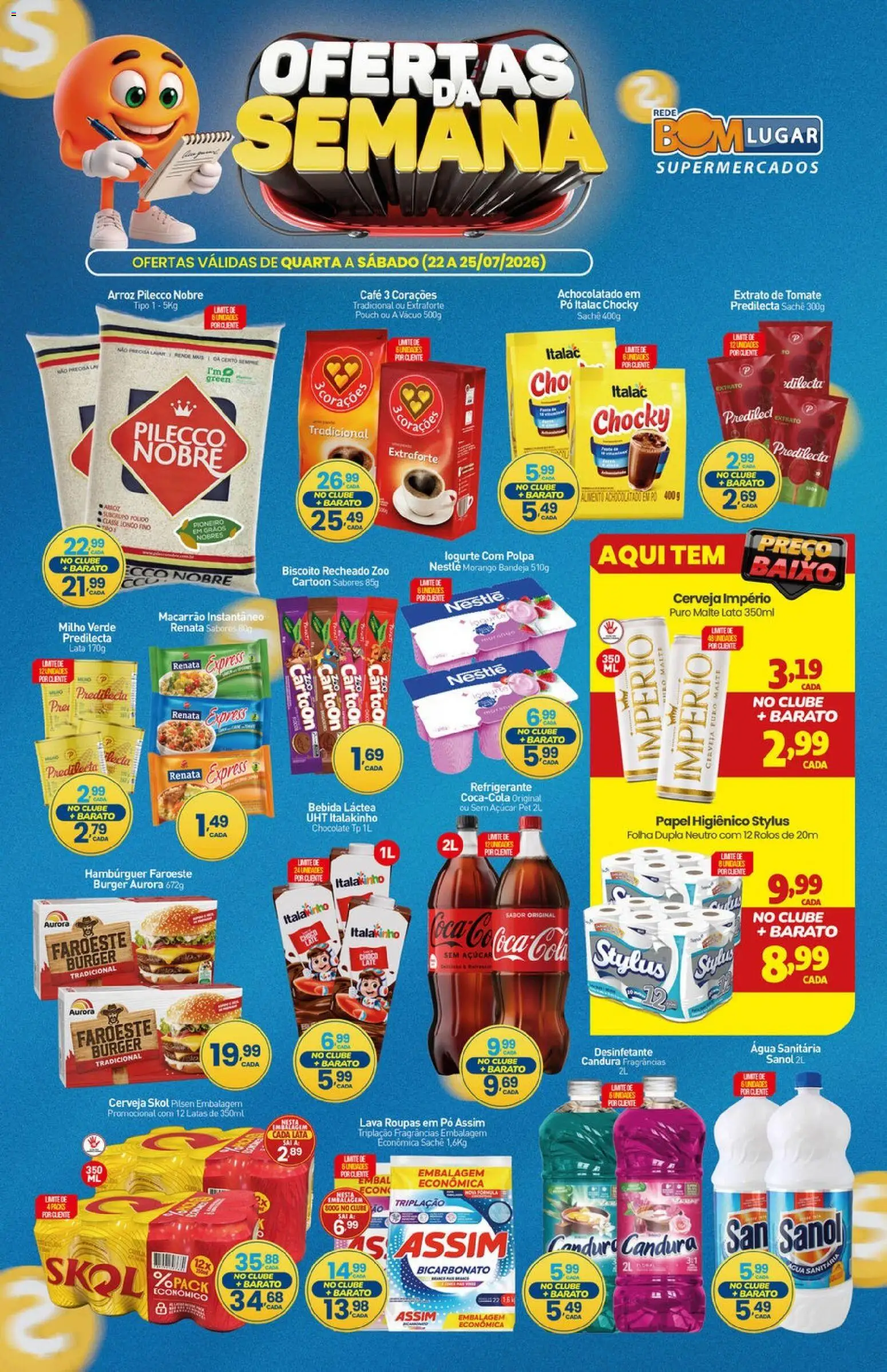 Pré-Visualização do folheto "Rede Bom Lugar - Ofertas da semana" da loja Rede Bom Lugar válido a partir de 22/07/2026