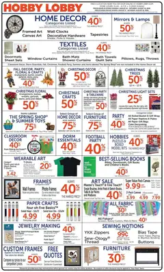Ad Preview of Hobby Lobby Hobby Lobby Weekly Ad from 08/09/2026