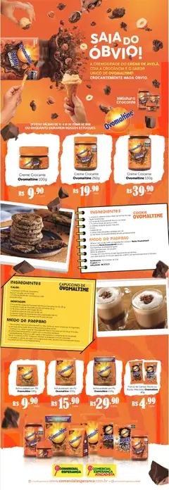 Pré-Visualização do folheto "Comercial Esperança ofertas Saia do Obvio" da loja Comercial Esperança válido a partir de 12/06/2026