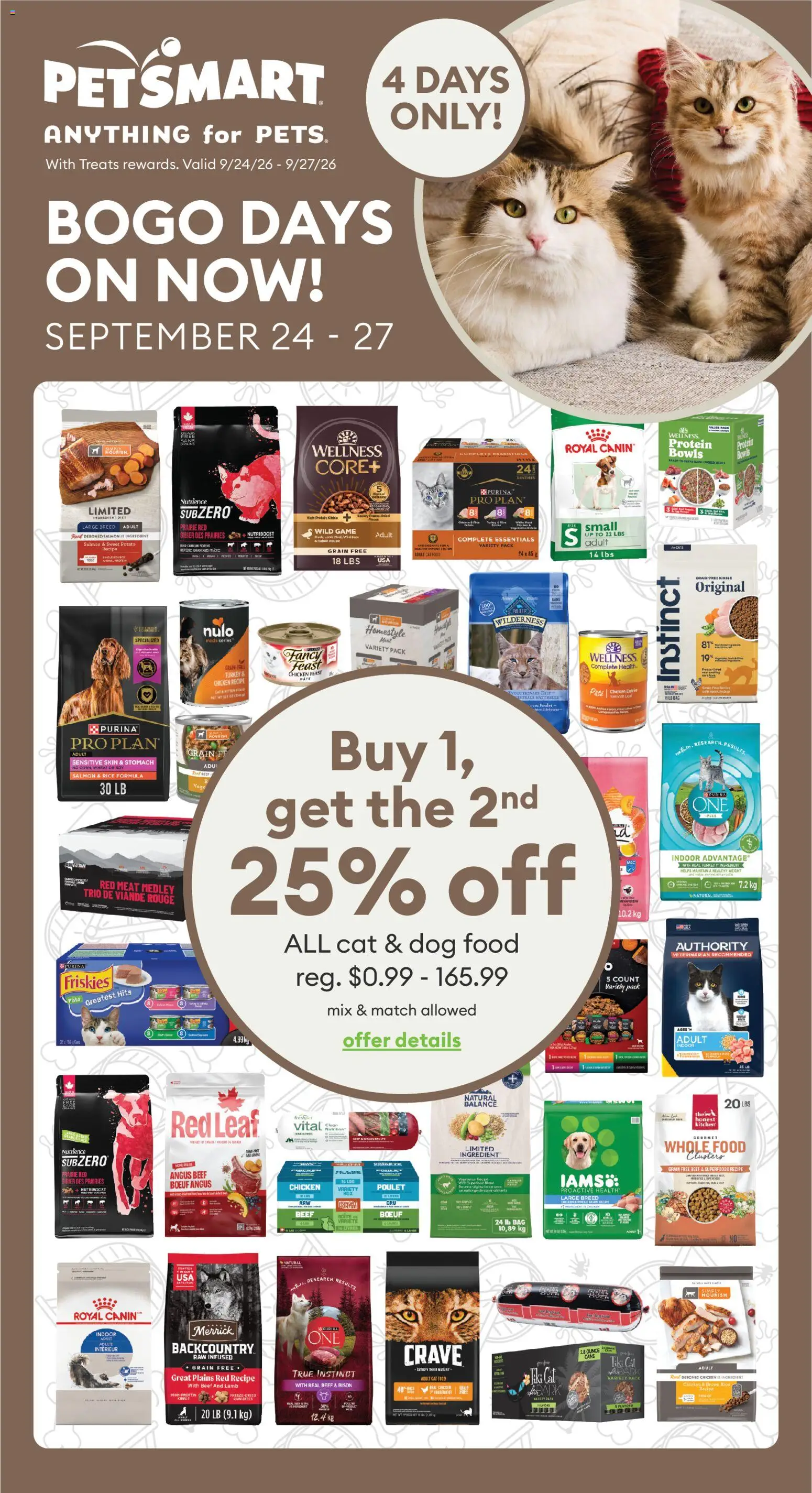 Preview of leaflet Petsmart - Weekend Flyer from shop Petsmart is valid from Sep 24, 2026