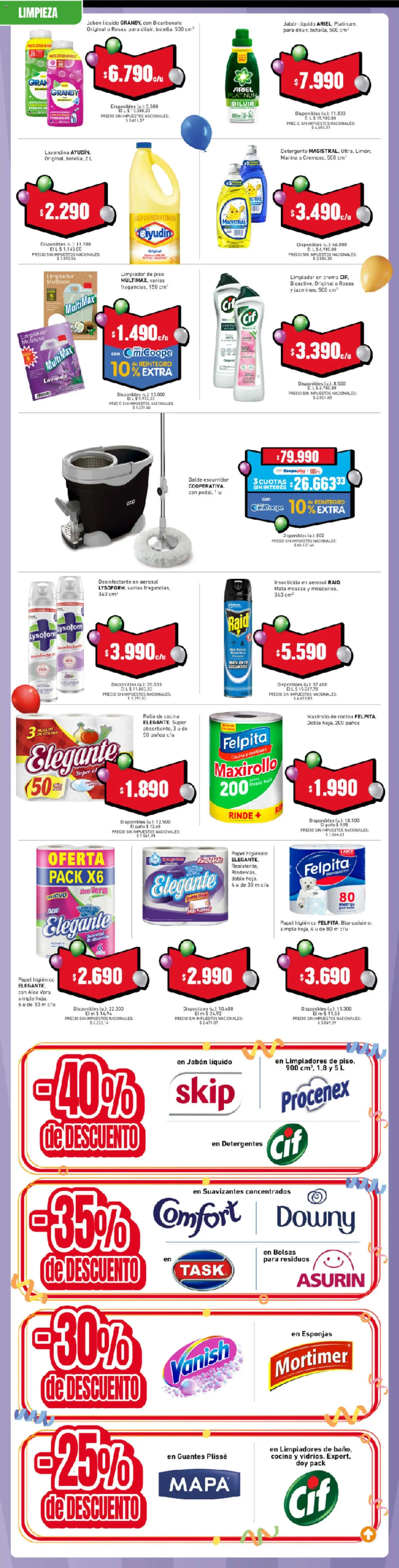 Vista previa del folleto de la tienda Cooperativa Obrera válido desde el 30/10/2026 