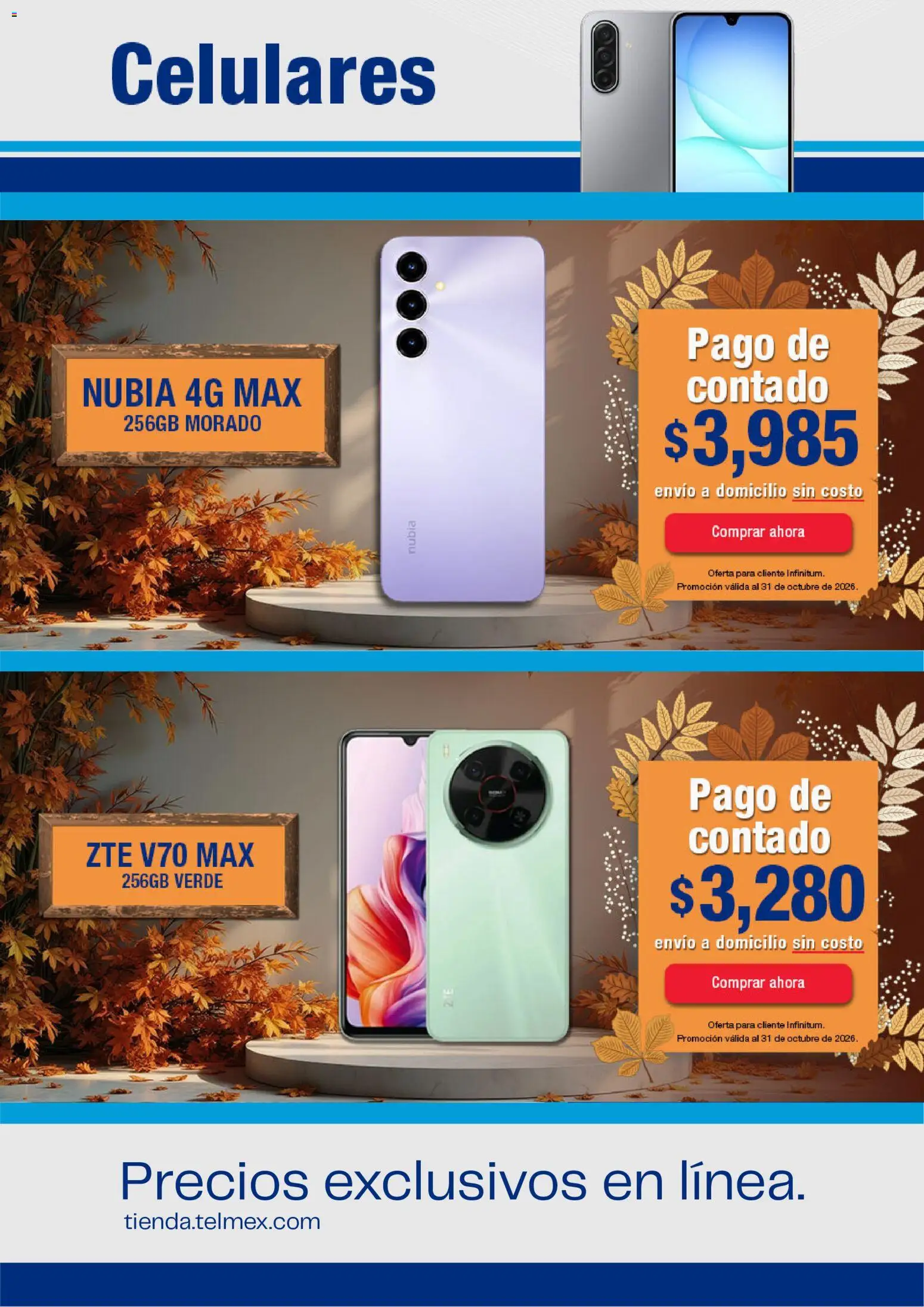 Vista previa las ofertas de la tienda Telmex - Telmex catálogo desde el 24/10/2026 