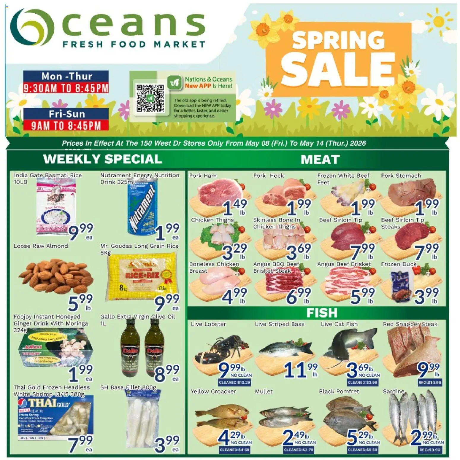 Preview of leaflet Oceans weekly flyer / circulaire from shop Oceans is valid from May 08, 2026
