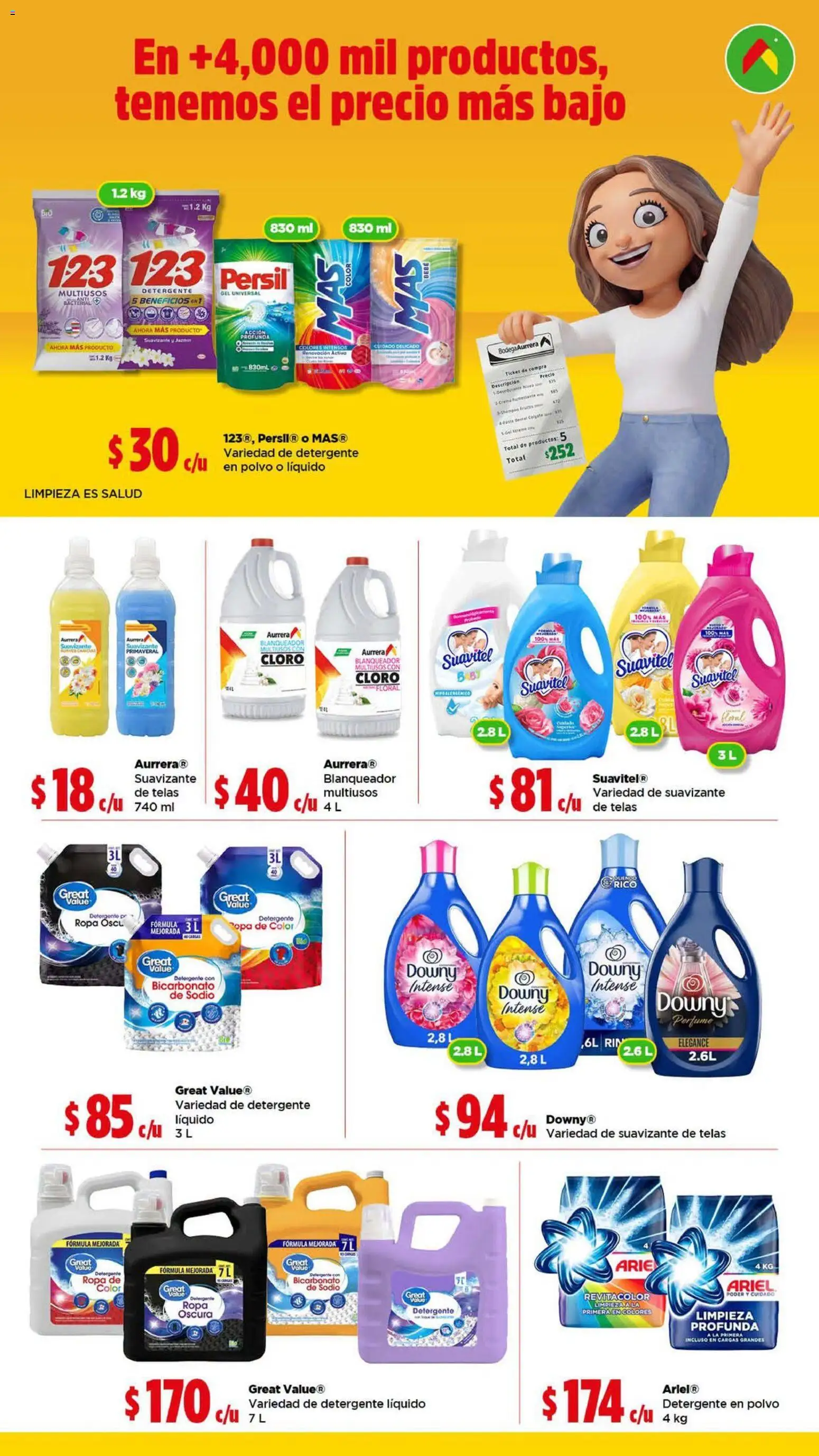 Vista previa las ofertas de la tienda Bodega Aurrerá - Bodega Aurrerá folleto Precios que no se tocan - Llena tu carrito con esenciales desde el 21/10/2026 