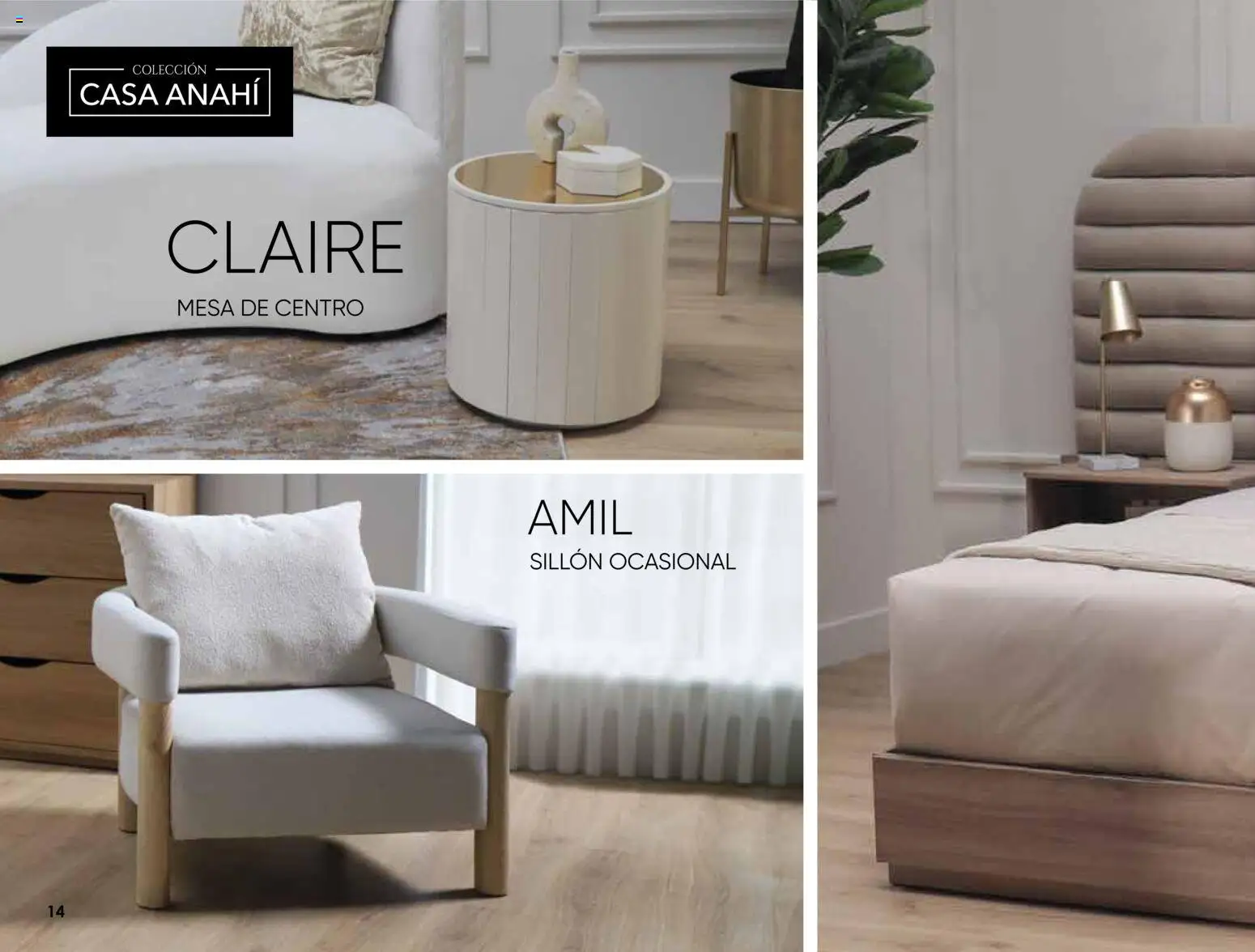 Vista previa las ofertas de la tienda Muebles Dico - Catálogo Colección Casa Anahí desde el 07/11/2025 - Sillón, Mesa, Mesa de centro