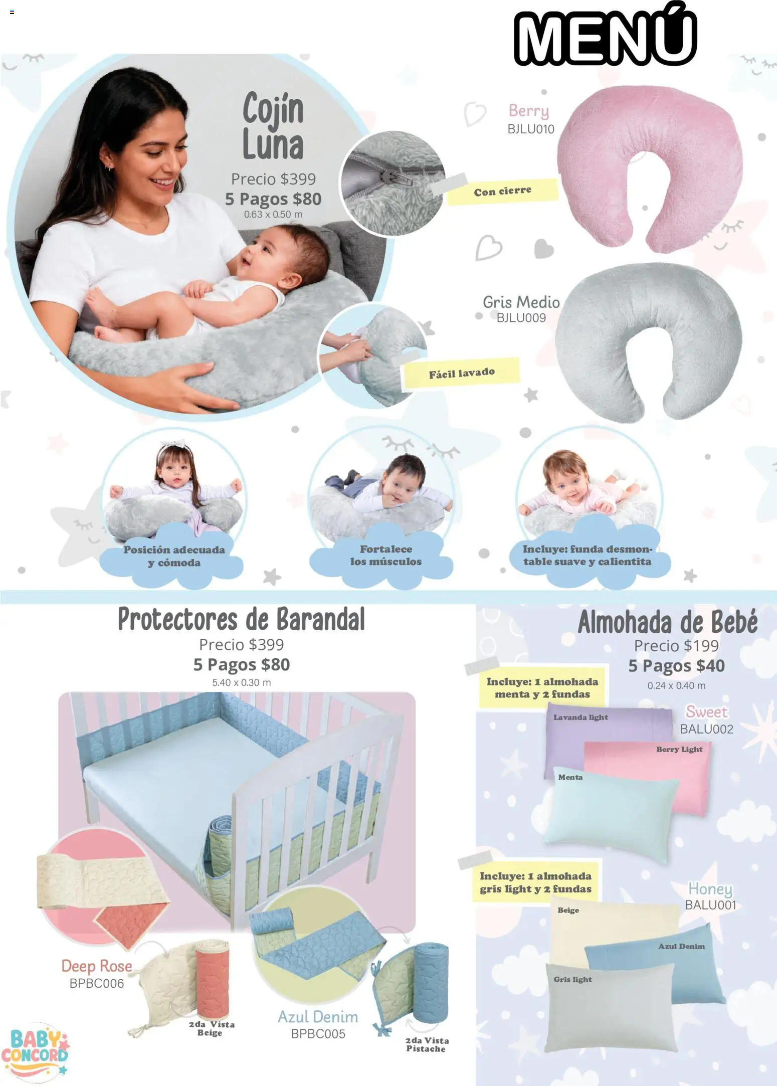 Vista previa las ofertas de la tienda Colchas Concord - Colchas Concord catálogo Colección Bebé desde el 01/08/2026 
