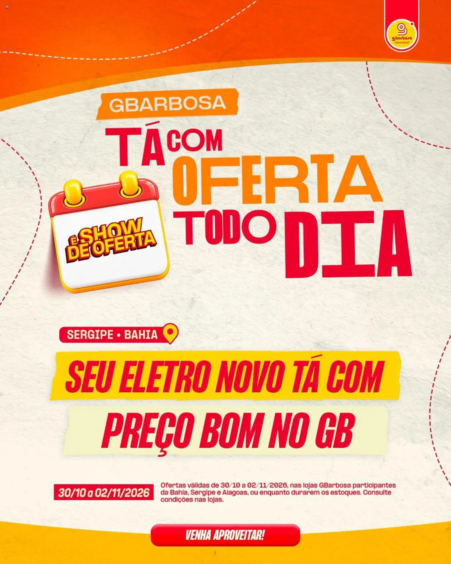 Pré-Visualização do folheto "Gbarbosa ofertas Eletro" da loja Gbarbosa válido a partir de 30/10/2026
