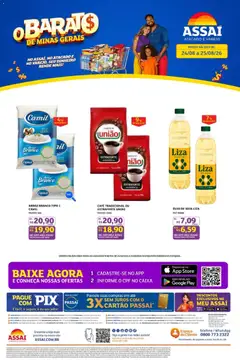 Pré-Visualização do folheto "Assaí Atacadista ofertas - MG" da loja Assaí Atacadista válido a partir de 24/08/2026