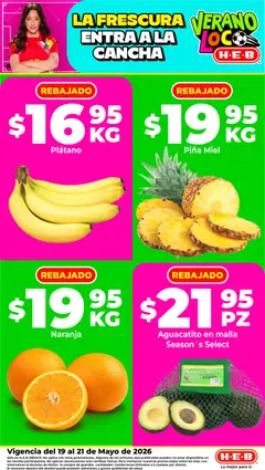Vista previa las ofertas de la tienda H-E-B - H-E-B folleto Fruta y venduras desde el 19/05/2026 