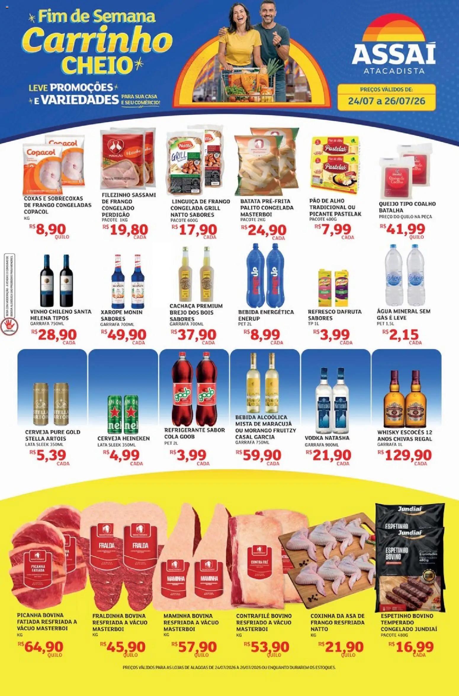 Pré-Visualização do folheto "Assaí Atacadista ofertas - AL" da loja Assaí Atacadista válido a partir de 24/07/2026