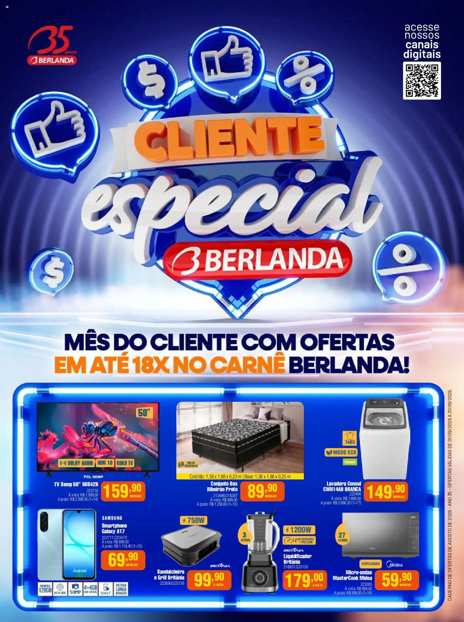 Pré-Visualização do folheto "Berlanda - Ofertas atuais" da loja Berlanda válido a partir de 01/09/2026