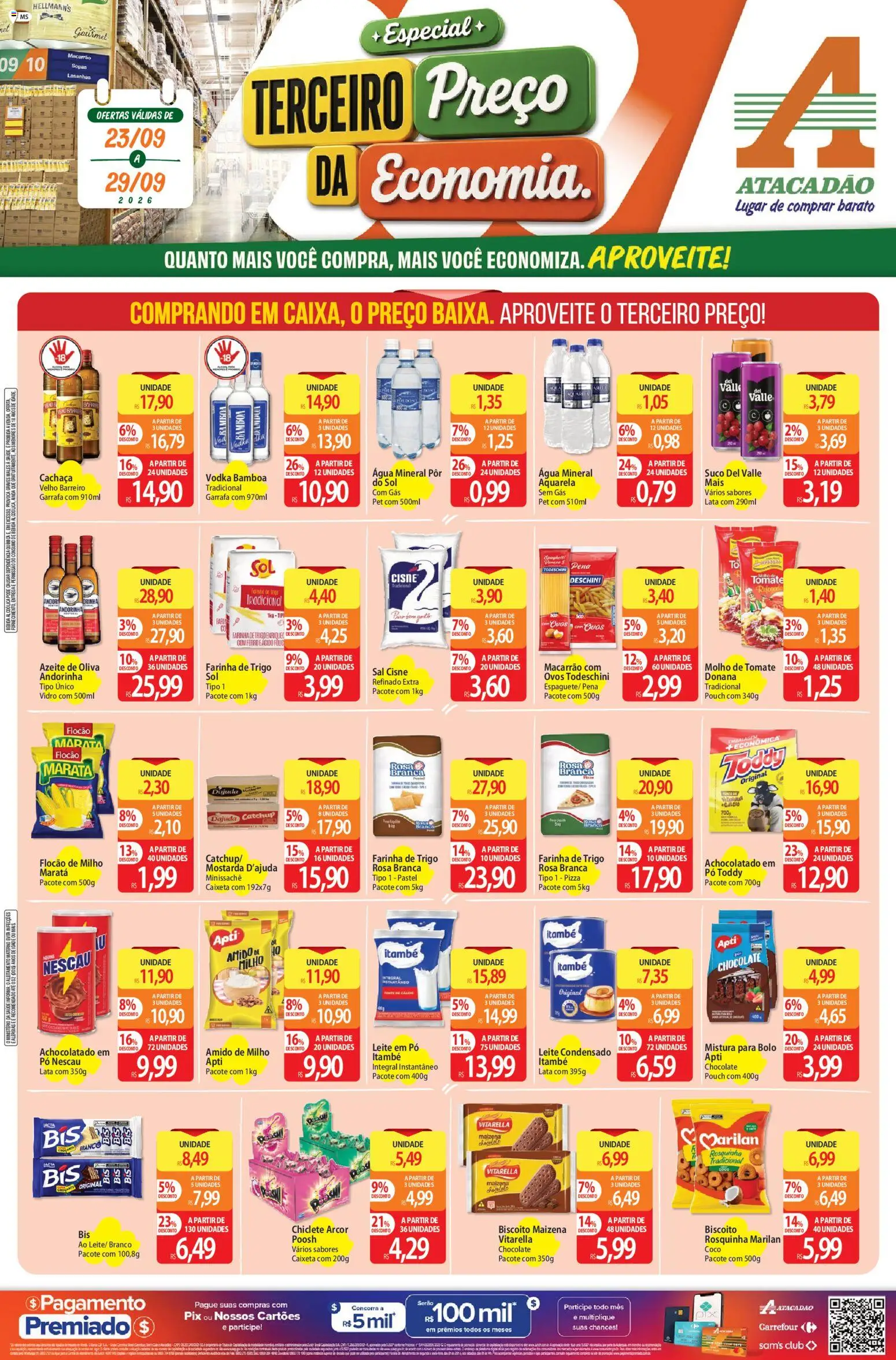 Pré-Visualização do folheto "Atacadão ofertas - MS" da loja Atacadão válido a partir de 23/09/2026