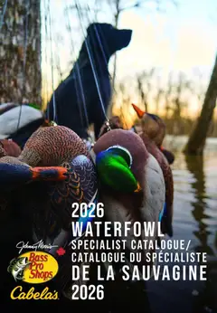 Un aperçu du dépliant Cabelas flyer / circulaire - Waterfowl du magasin Cabelas est valide à partir 27 août 2026