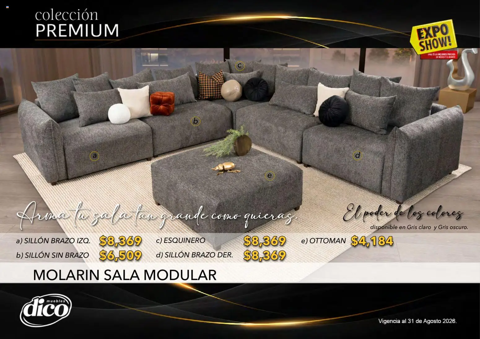 Vista previa las ofertas de la tienda Muebles Dico - Muebles Dico catálogo Colección Premium desde el 01/08/2026 