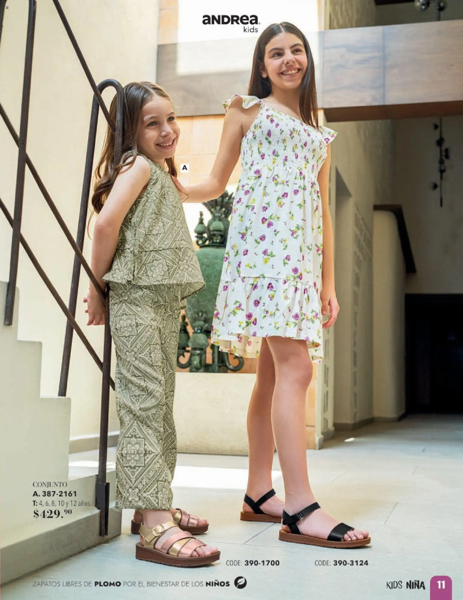 Vista previa las ofertas de la tienda Andrea - Andrea catálogo Infantil desde el 24/05/2026 - Zapatos, Conjunto