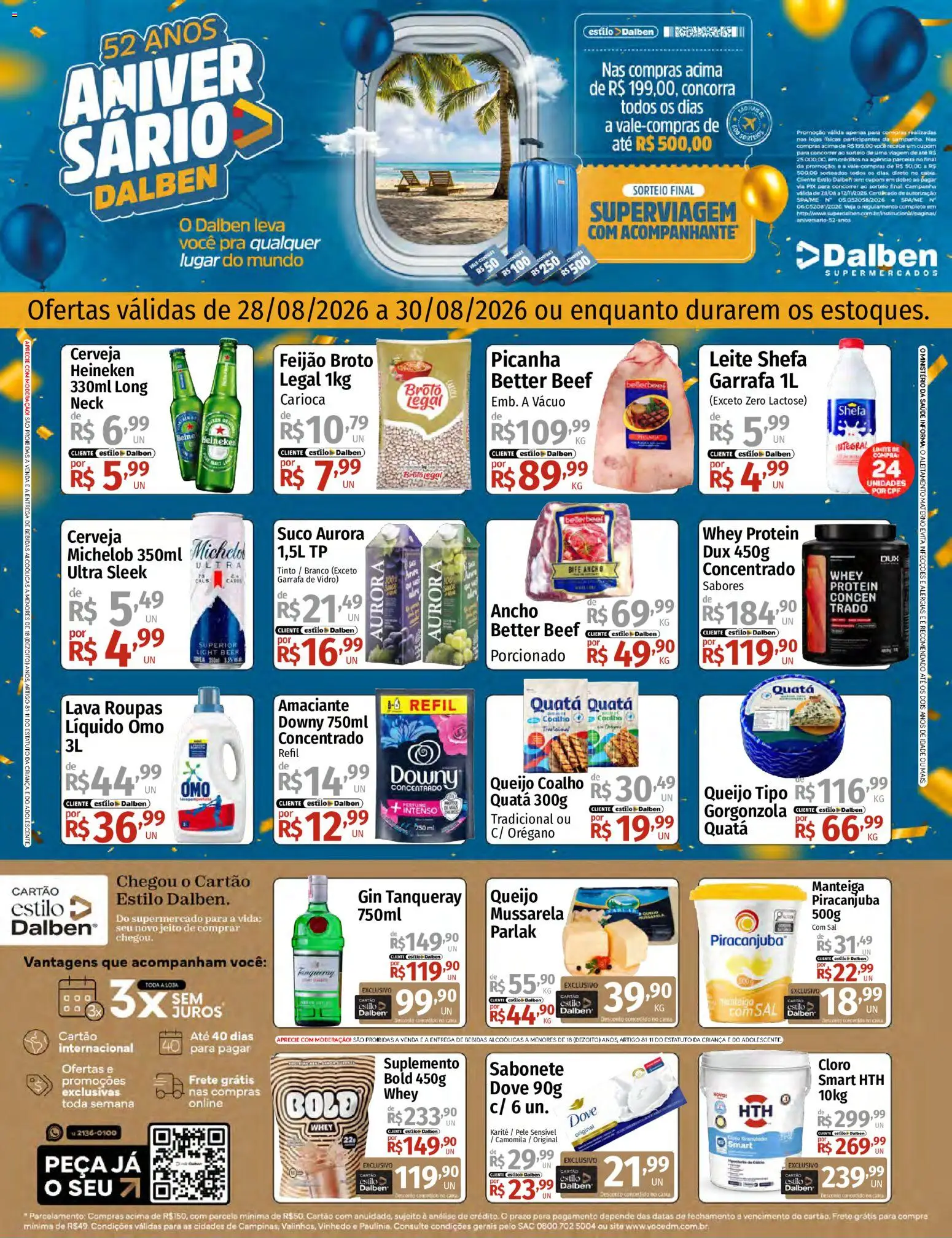 Pré-Visualização do folheto "Supermercado Dalben - Ofertas da semana" da loja Supermercado Dalben válido a partir de 28/08/2026