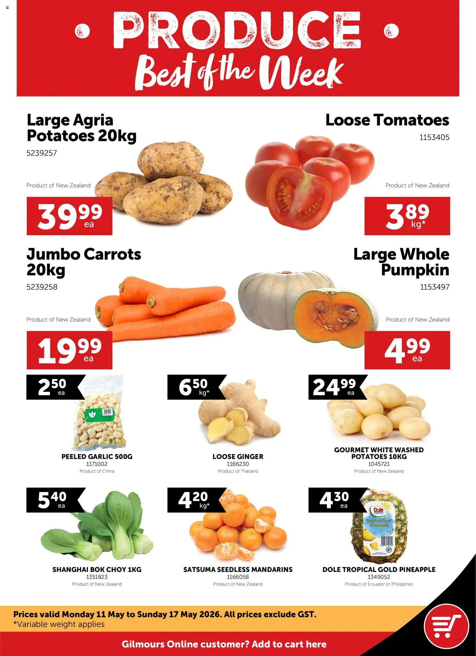 Preview of catalogue Gilmours catalogue from shop Gilmours valid 11 May 2026