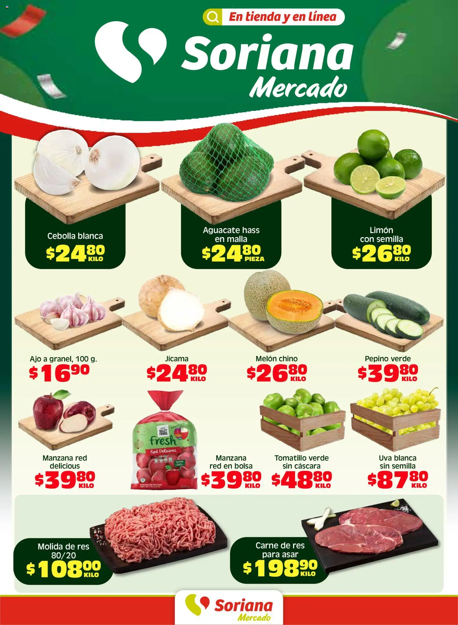 Vista previa las ofertas de la tienda Soriana - Soriana Fin de Semana Mercado: Nuevo León desde el 08/05/2026 