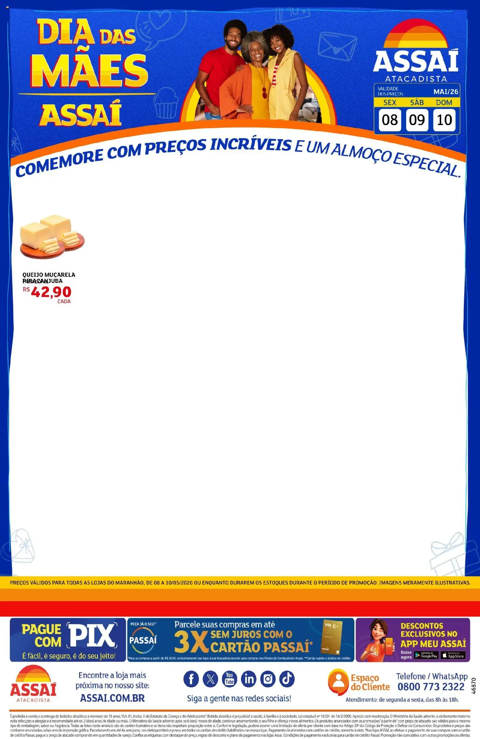 Pré-Visualização do folheto "Assaí Atacadista ofertas - MA" da loja Assaí Atacadista válido a partir de 09/05/2026