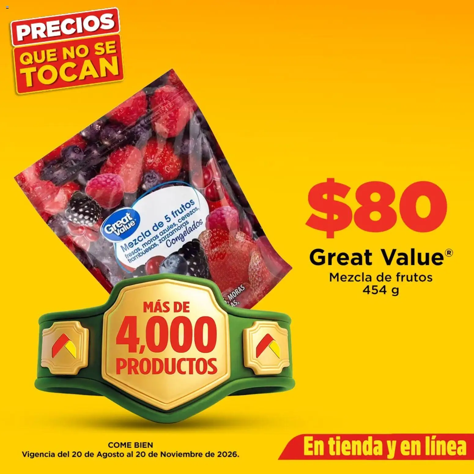 Vista previa las ofertas de la tienda Bodega Aurrerá - Bodega Aurrerá folleto La combinación que nutre desde el 20/08/2026 - Cerezas