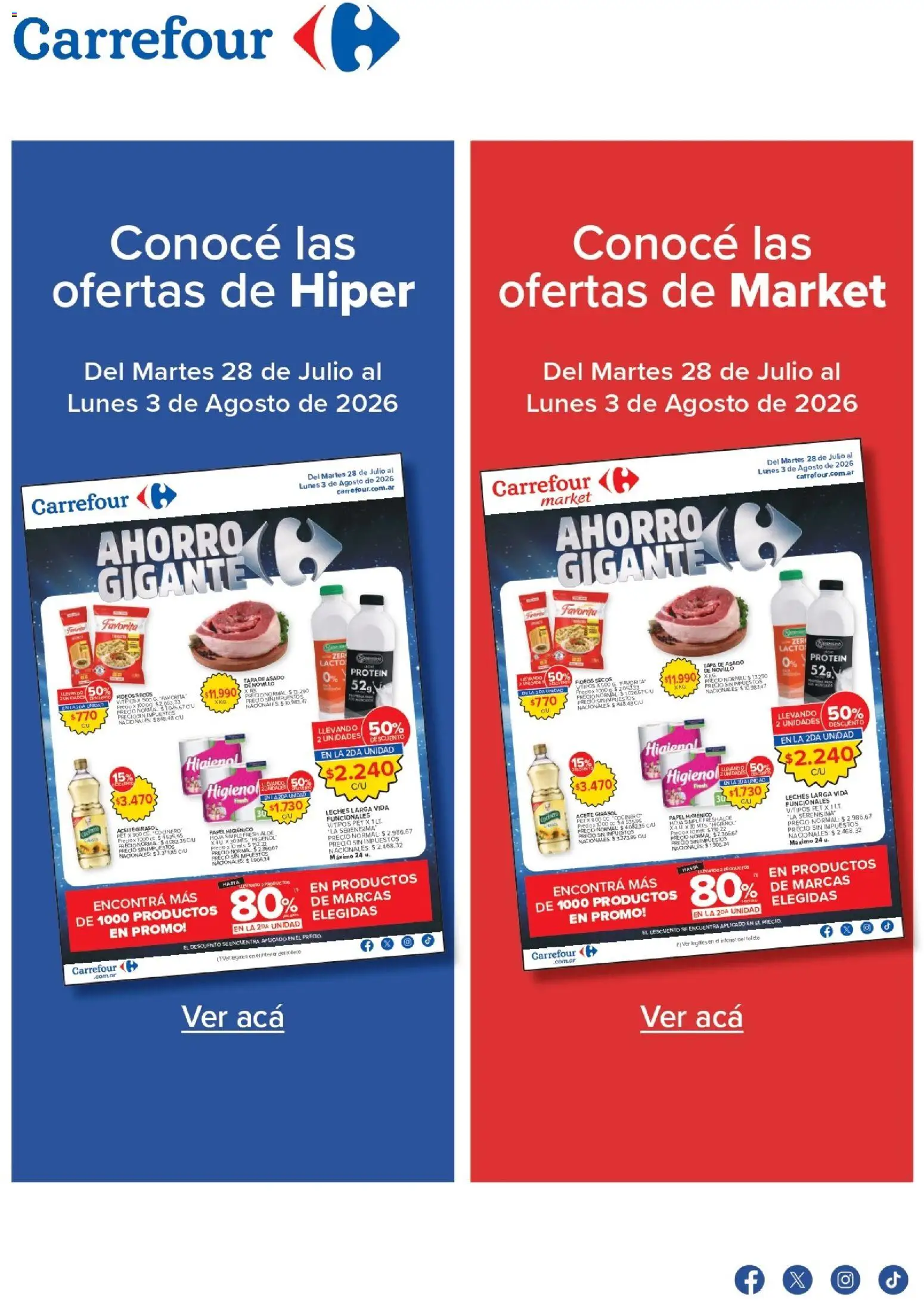 Vista previa del folleto de la tienda Carrefour válido desde el 28/07/2026 