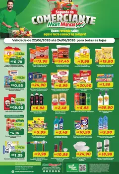 Pré-Visualização do folheto "Mart Minas ofertas Segunda do Comerciante" da loja Mart Minas válido a partir de 22/06/2026