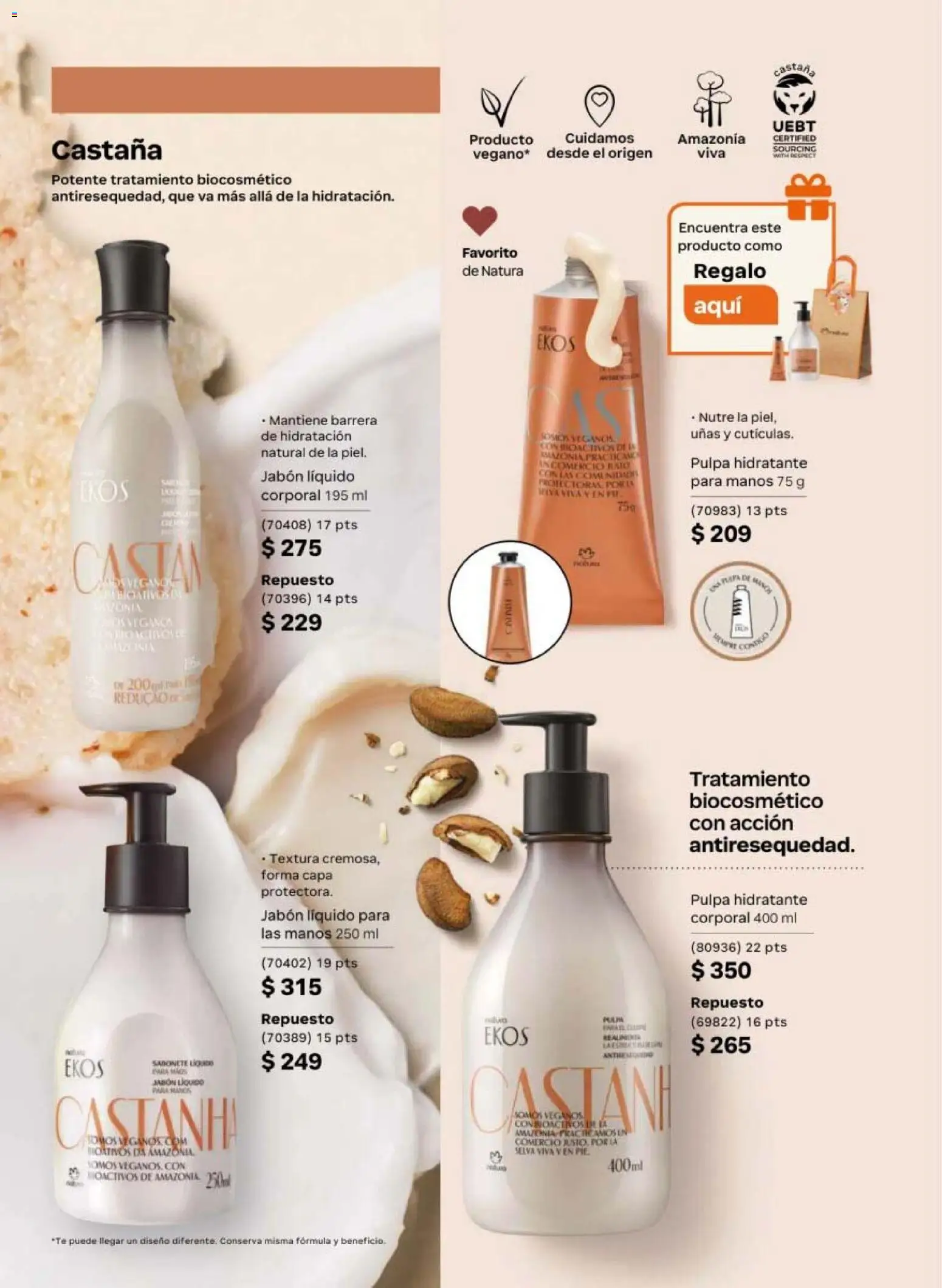 Vista previa las ofertas de la tienda Natura - Natura campaña 6 2026 desde el 02/04/2026 - Jabón, Jabón líquido