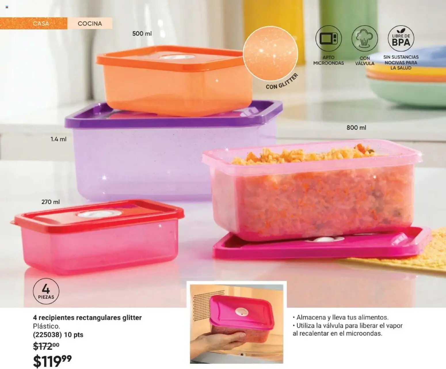 Vista previa las ofertas de la tienda AVON - AVON Casa & Estilo 8 2026 desde el 08/05/2026 - Microondas, Cocina, Válvula, Glitter