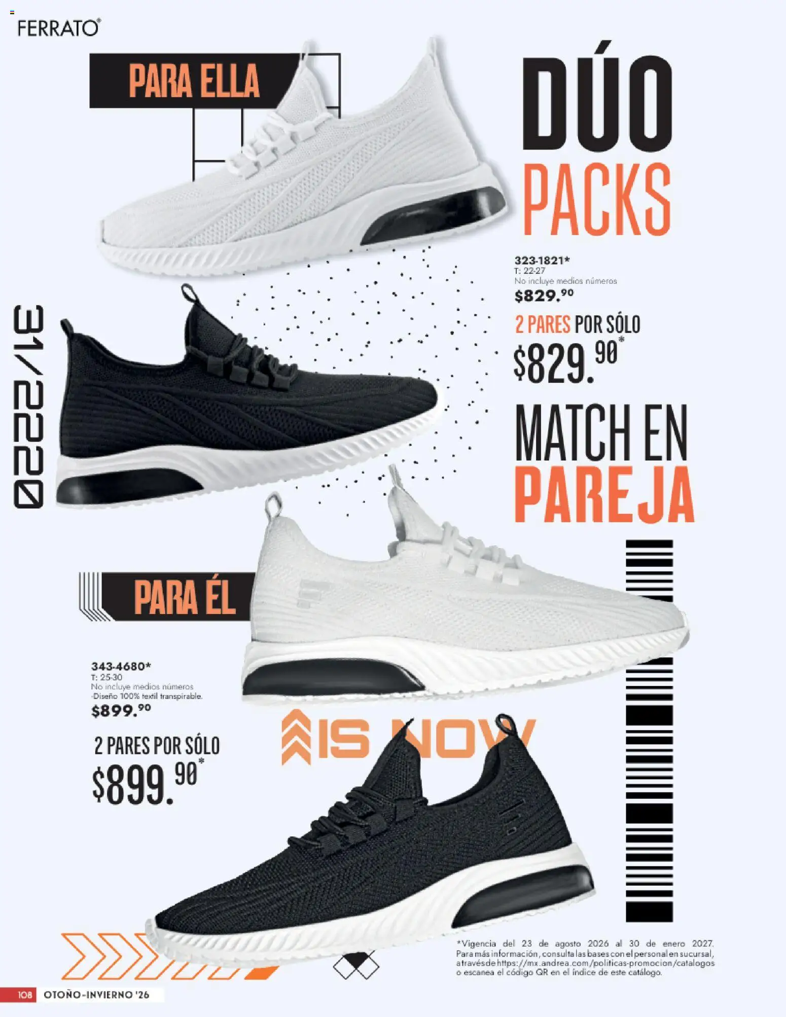 Vista previa las ofertas de la tienda Andrea - Andrea catálogo Calzado Caballero desde el 23/08/2026 