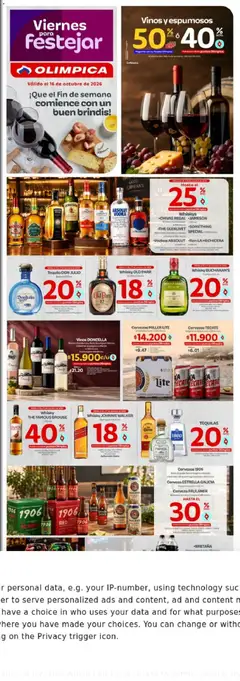  Vista previa del prospecto Olímpica catálogo Viernes para festejar del almacen Olímpica válida del 16/10/2026 al 16/10/2026