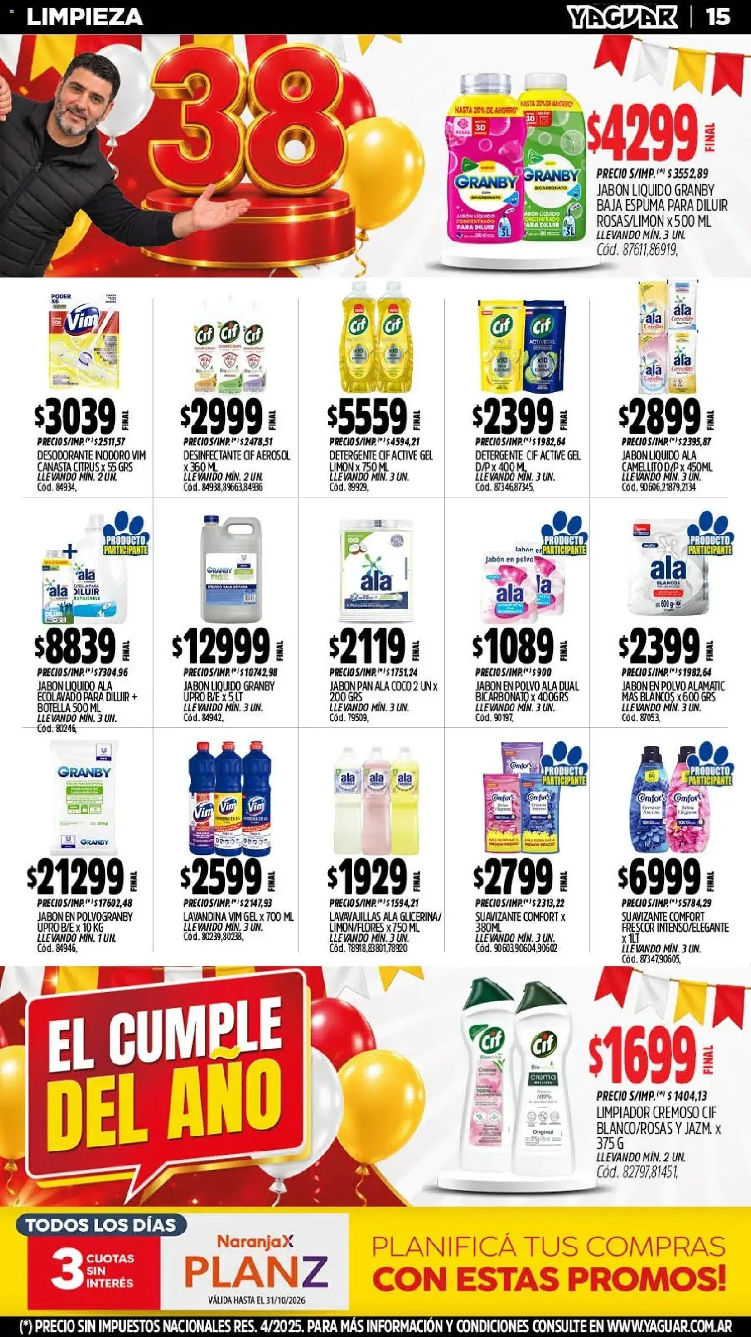 Vista previa del folleto de la tienda Yaguar válido desde el 19/10/2026 