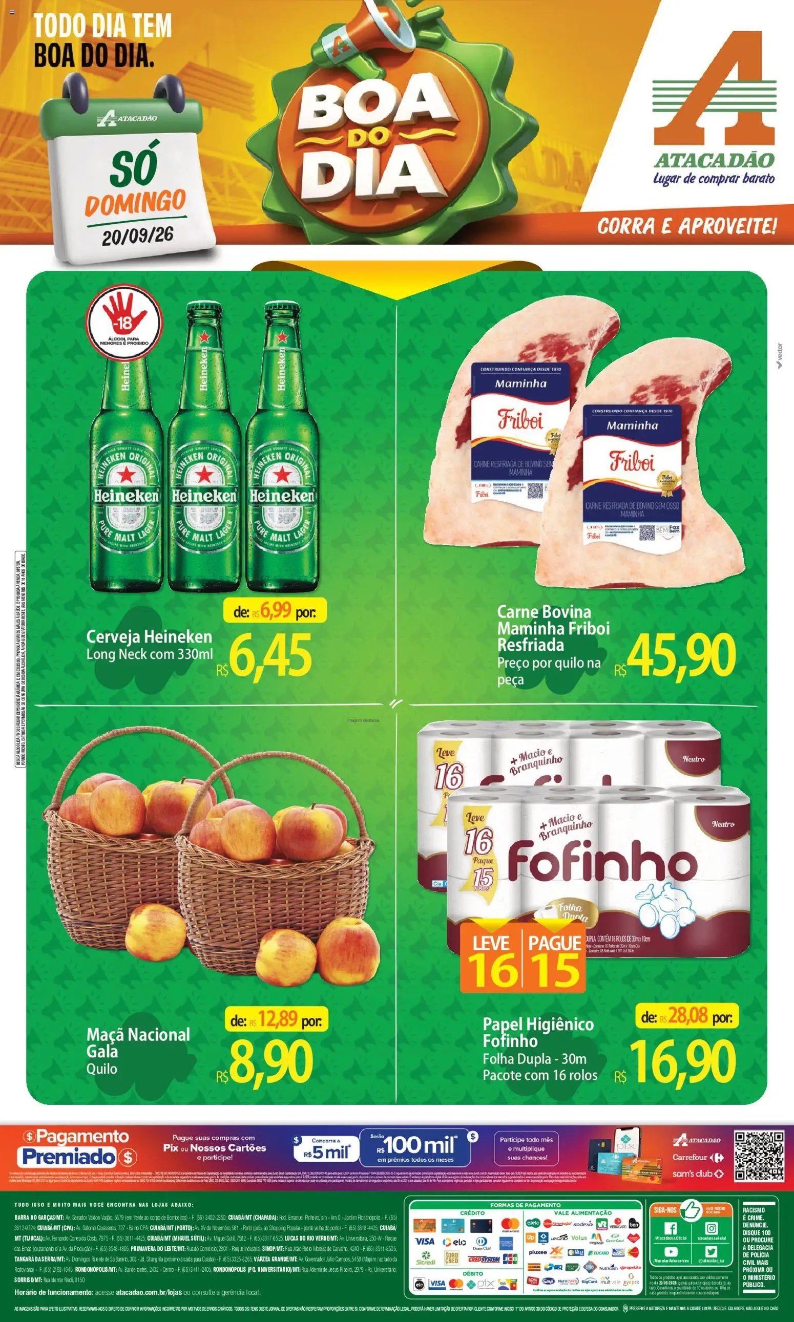 Pré-Visualização do folheto "Atacadão ofertas - MT" da loja Atacadão válido a partir de 20/09/2026