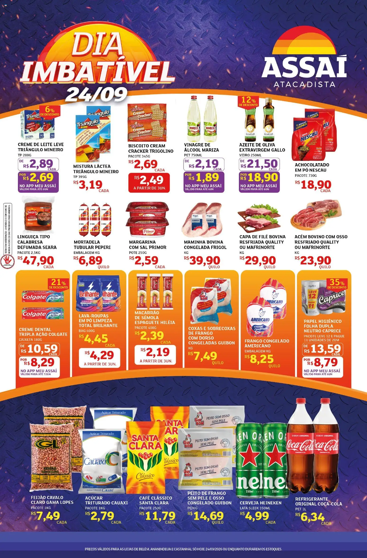 Pré-Visualização do folheto "Assaí Atacadista ofertas - PA" da loja Assaí Atacadista válido a partir de 24/09/2026