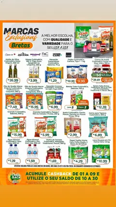 Pré-Visualização do folheto "Bretas ofertas Marcas Exclusivas" da loja Bretas válido a partir de 23/07/2026