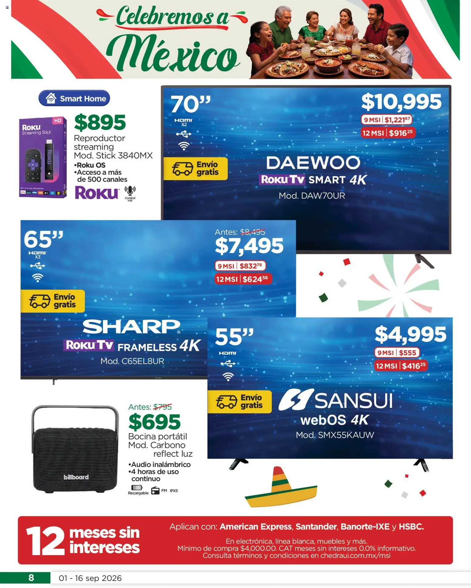Vista previa las ofertas de la tienda Chedraui - Chedraui folleto desde el 01/09/2026 