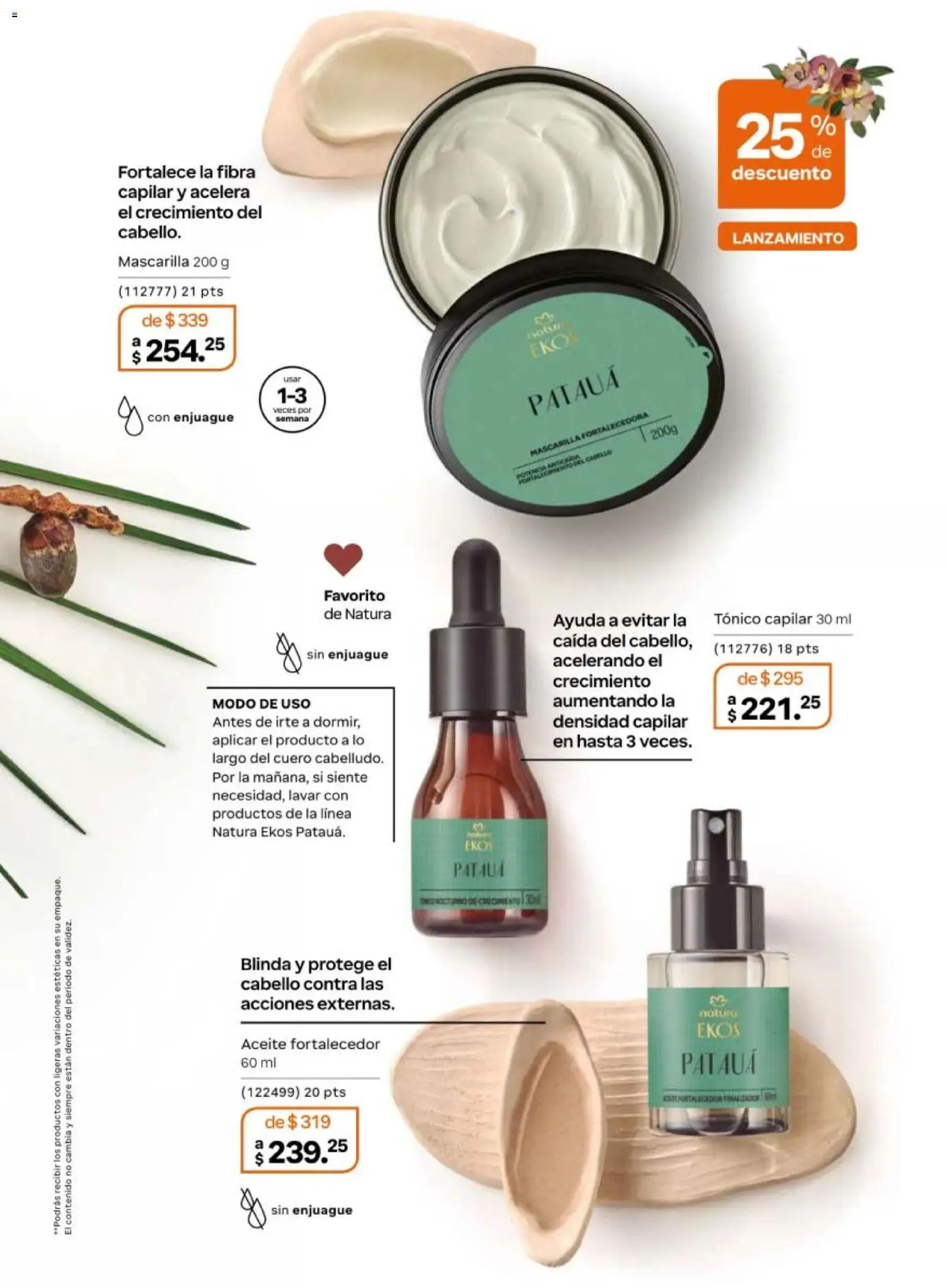Vista previa las ofertas de la tienda Natura - Natura campaña 6 2026 desde el 02/04/2026 - Aceite, Mascarilla