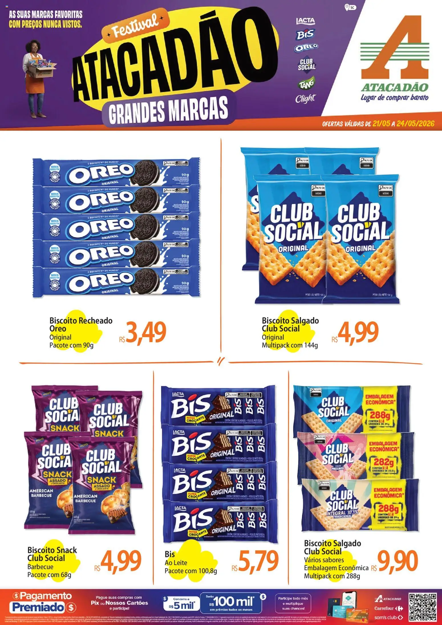 Pré-Visualização do folheto "Atacadão ofertas - SC" da loja Atacadão válido a partir de 21/05/2026