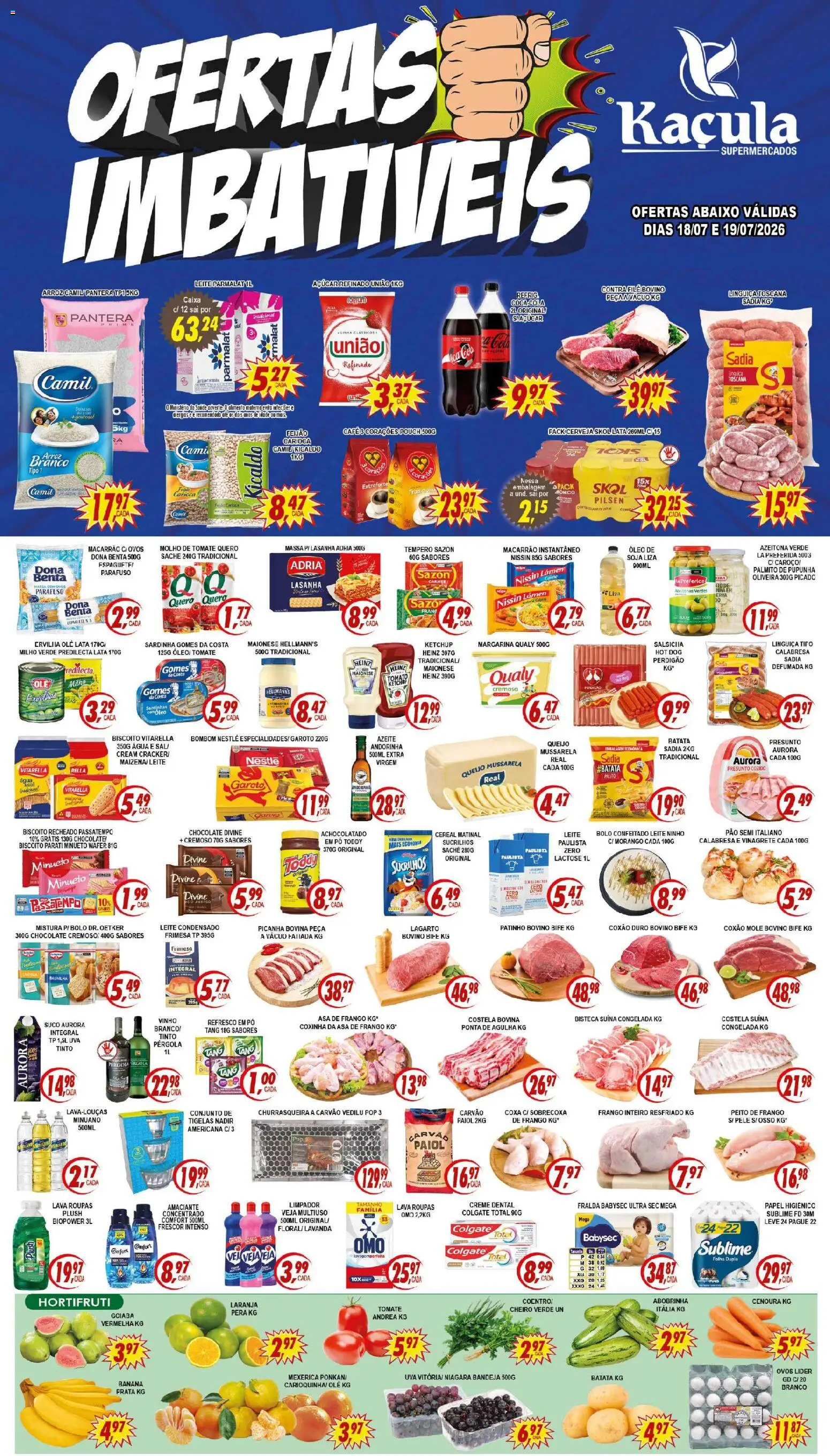 Pré-Visualização do folheto "Kaçula - Ofertas da semana" da loja Kaçula válido a partir de 18/07/2026