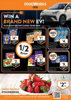 Preview of catalogue Foodworks catalogue QLD from shop Foodworks valid 26/08/2026