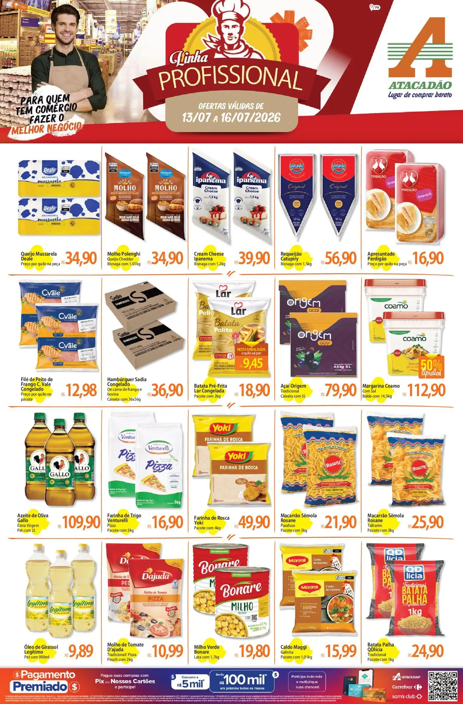 Pré-Visualização do folheto "Atacadão ofertas - PR" da loja Atacadão válido a partir de 13/07/2026
