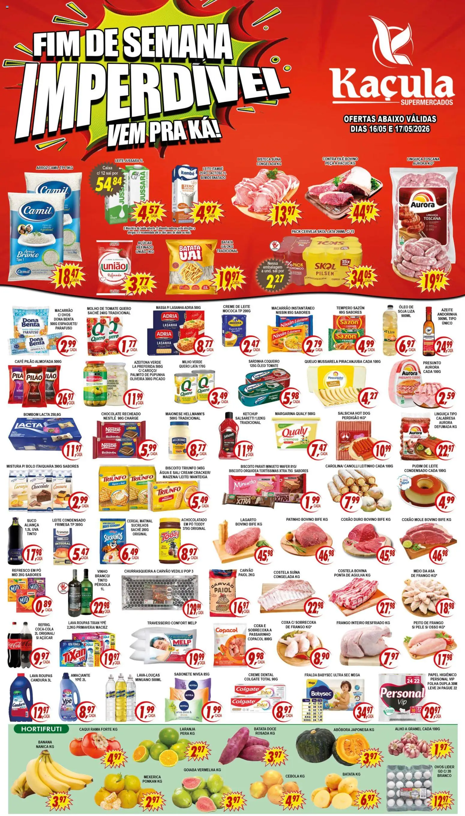 Pré-Visualização do folheto "Kaçula - Ofertas da semana" da loja Kaçula válido a partir de 16/05/2026
