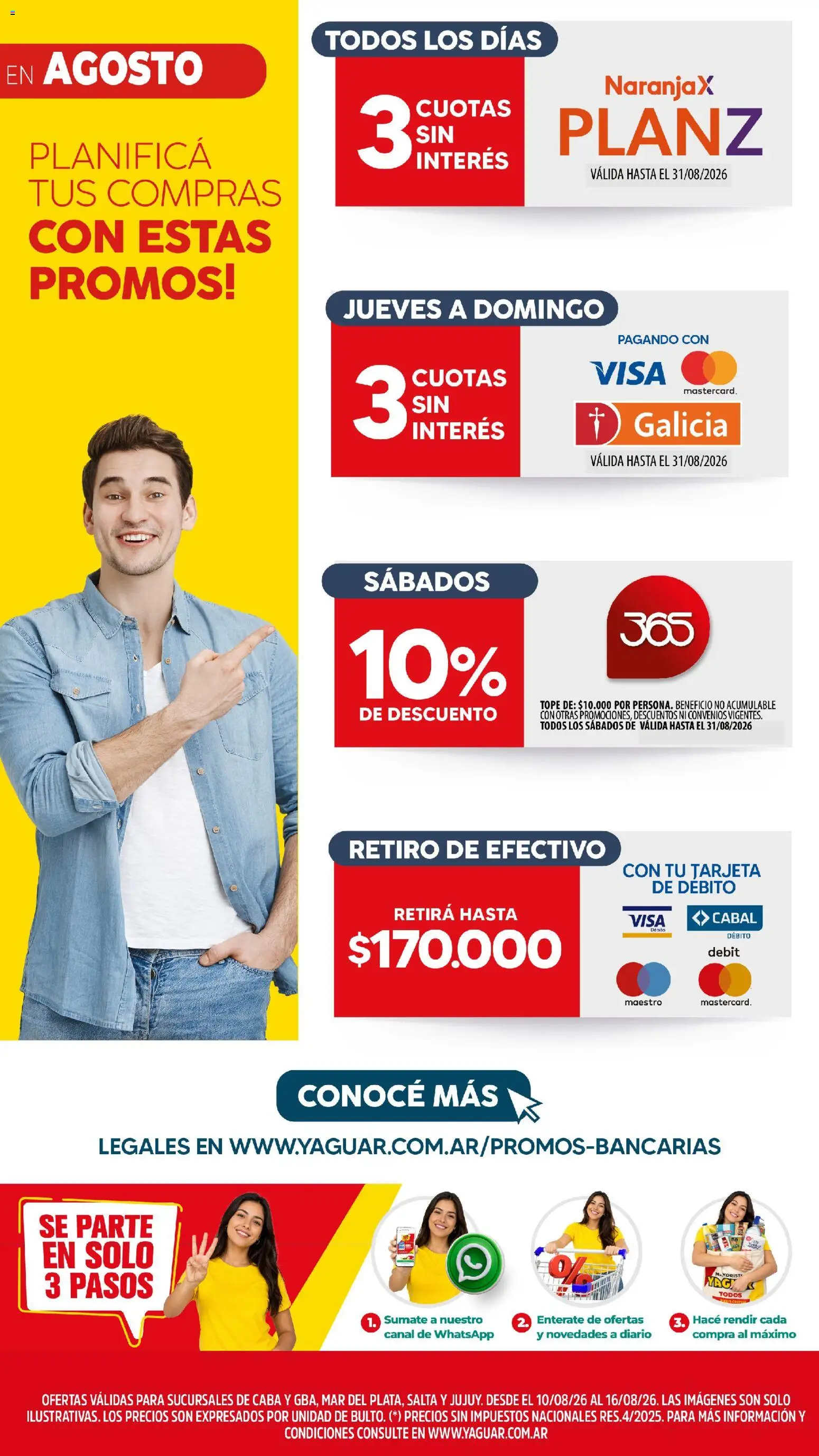 Vista previa del folleto de la tienda Yaguar válido desde el 10/08/2026 