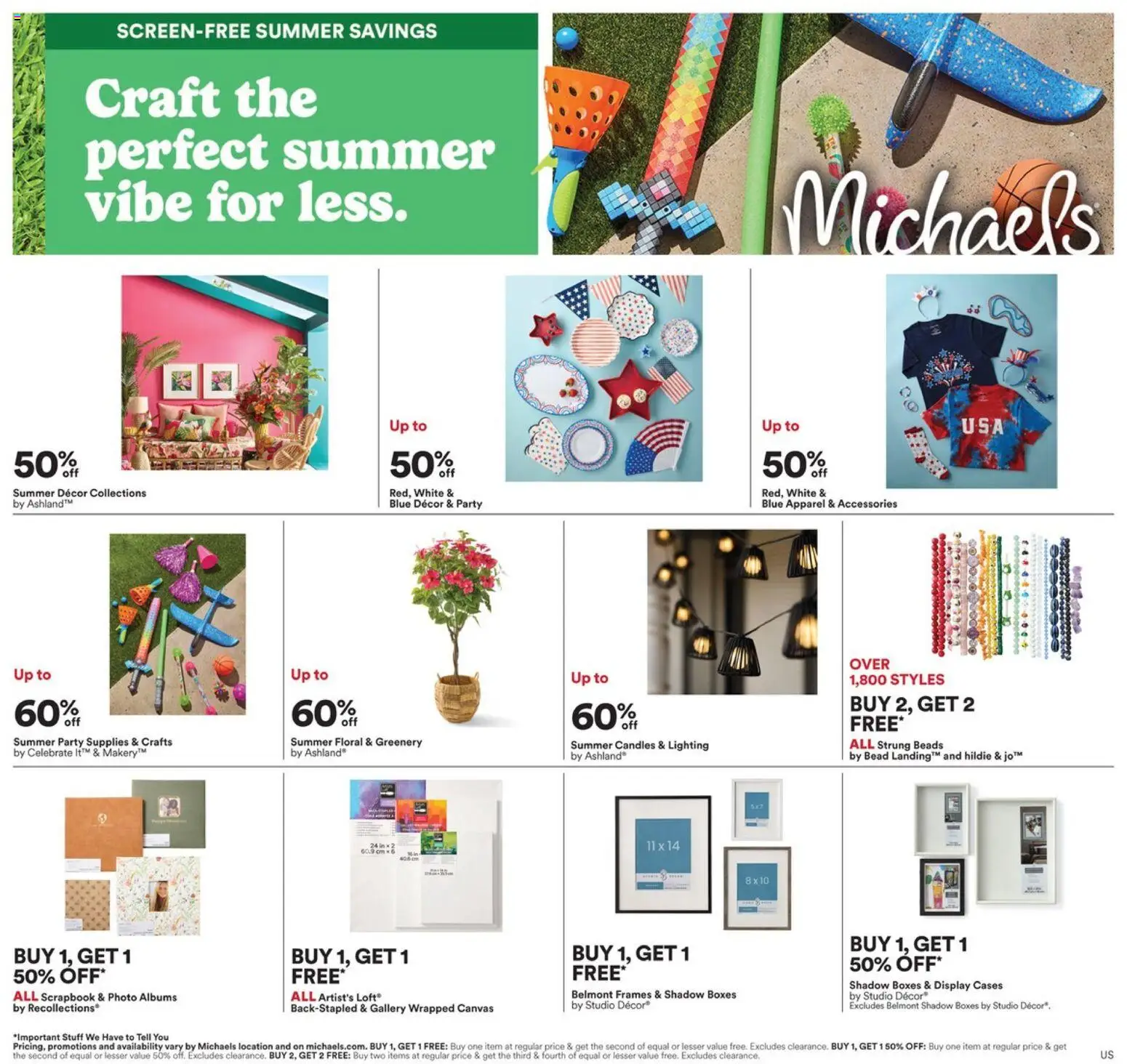 Preview of leaflet Michaels weekly flyer - Smyrna from shop Michaels is valid from Jun 21, 2026