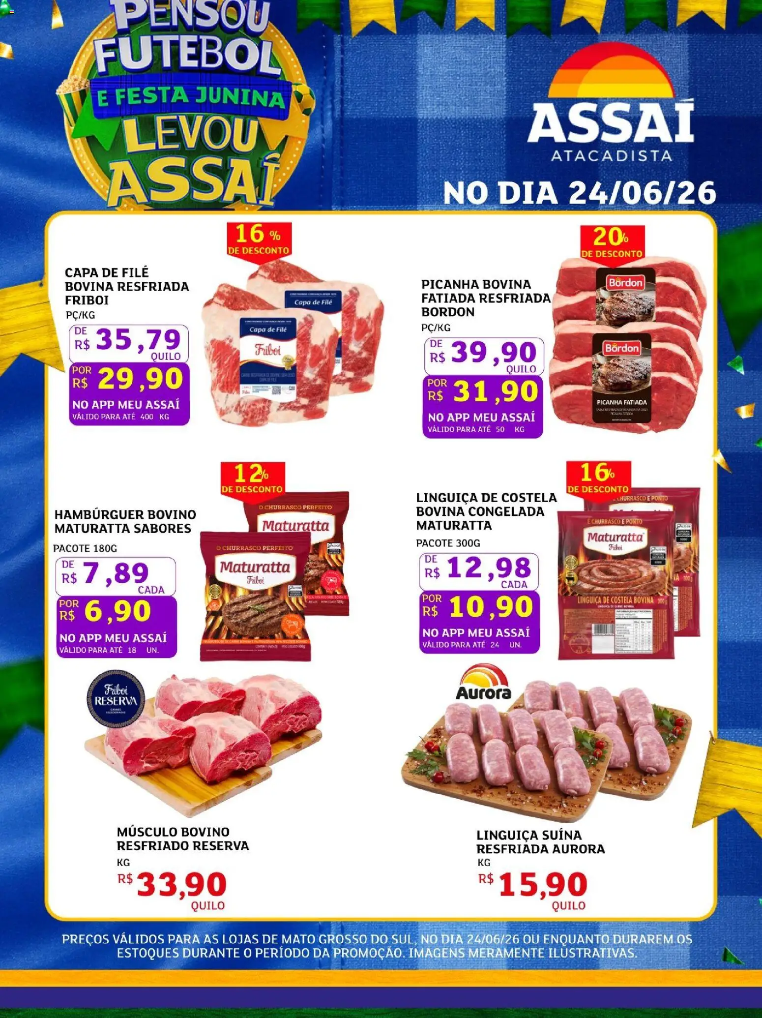 Pré-Visualização do folheto "Assaí Atacadista ofertas - MS" da loja Assaí Atacadista válido a partir de 24/06/2026