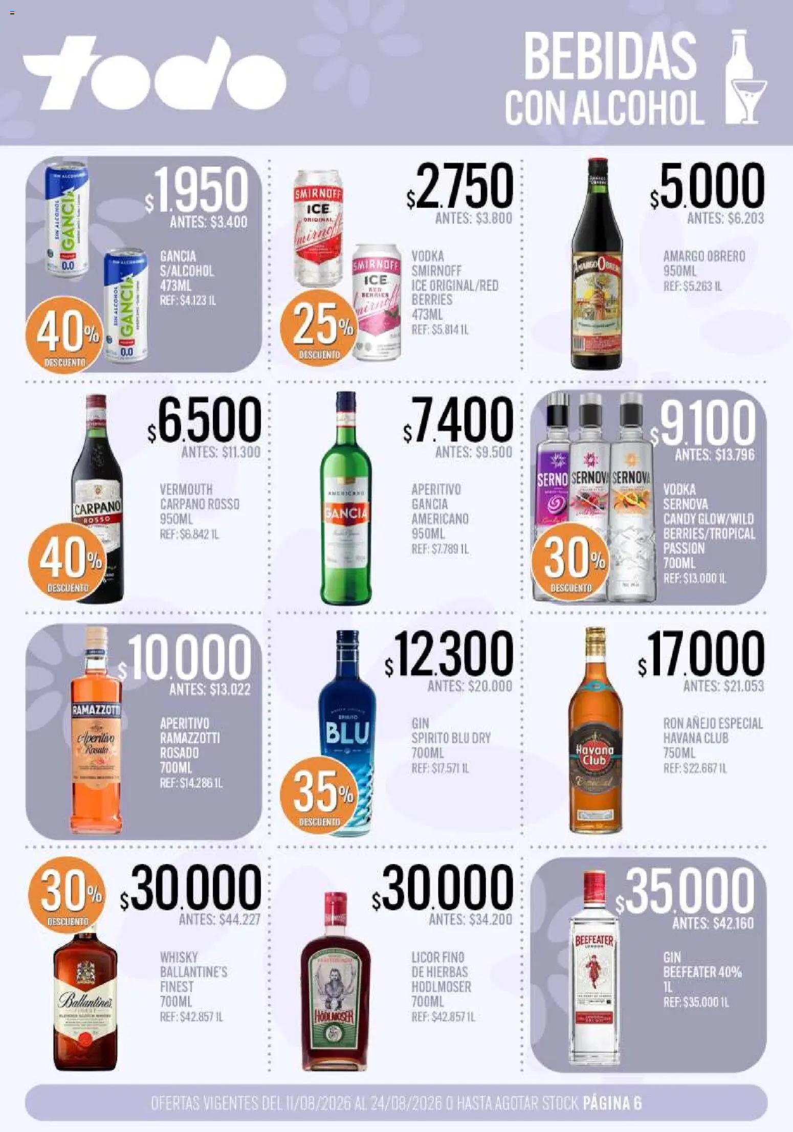 Vista previa del folleto de la tienda Supermercados TODO válido desde el 11/08/2026 
